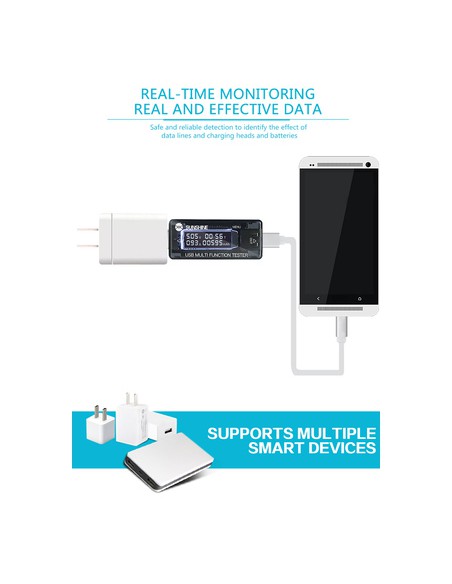 SUNSHINE SS-302A USB TESTER WITH INTELLIGENT DIGITAL DISPLAY DETECTOR